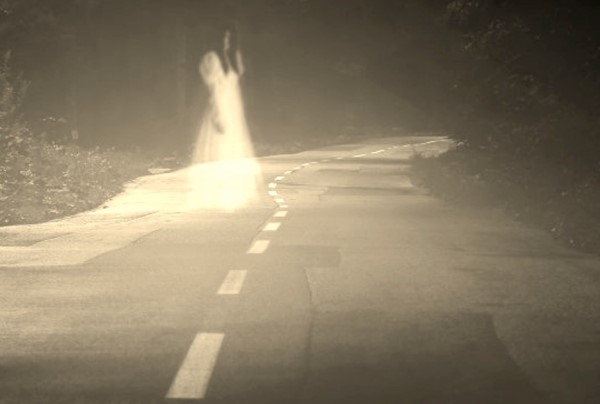 Ghost on the side of the road
